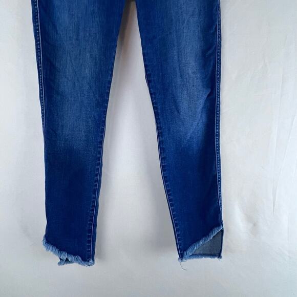 7 For All Mankind The Ankle Skinny Raw Hem Mid-Rise Women's Jeans Size 27 - Picture 8 of 9
